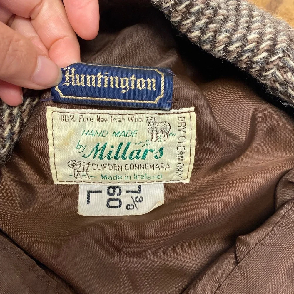 Huntington handmade by Millars Wool Paperboy Cap News Boy Cap Peaky Blinders